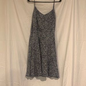 Old navy blue floral dress XL